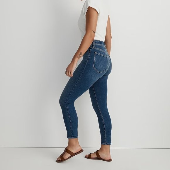 Madewell Curvy Roadtripper Authentic Skinny Jeans in Roselawn Wash Size 23 - Picture 4 of 9